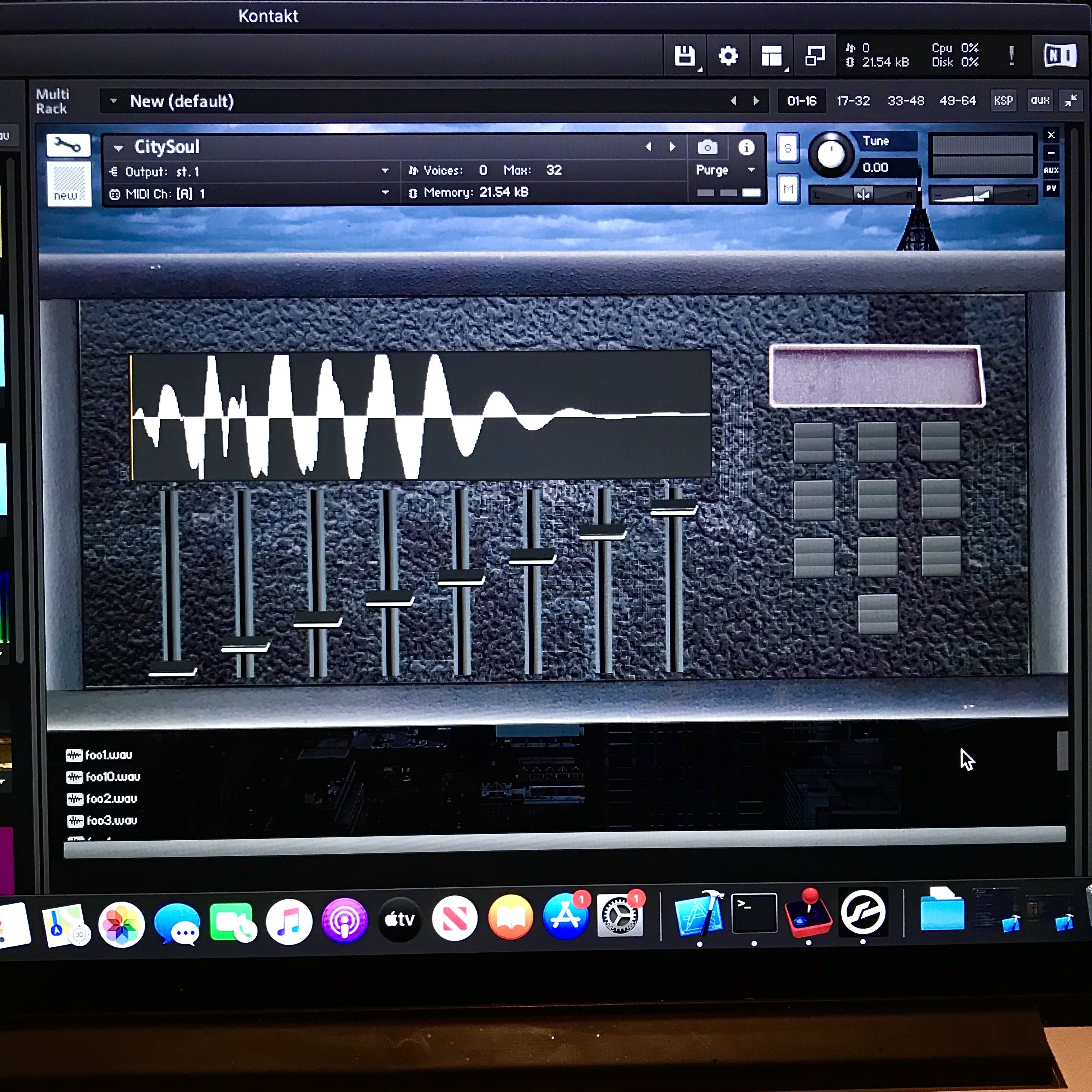 Emulator drum sampler