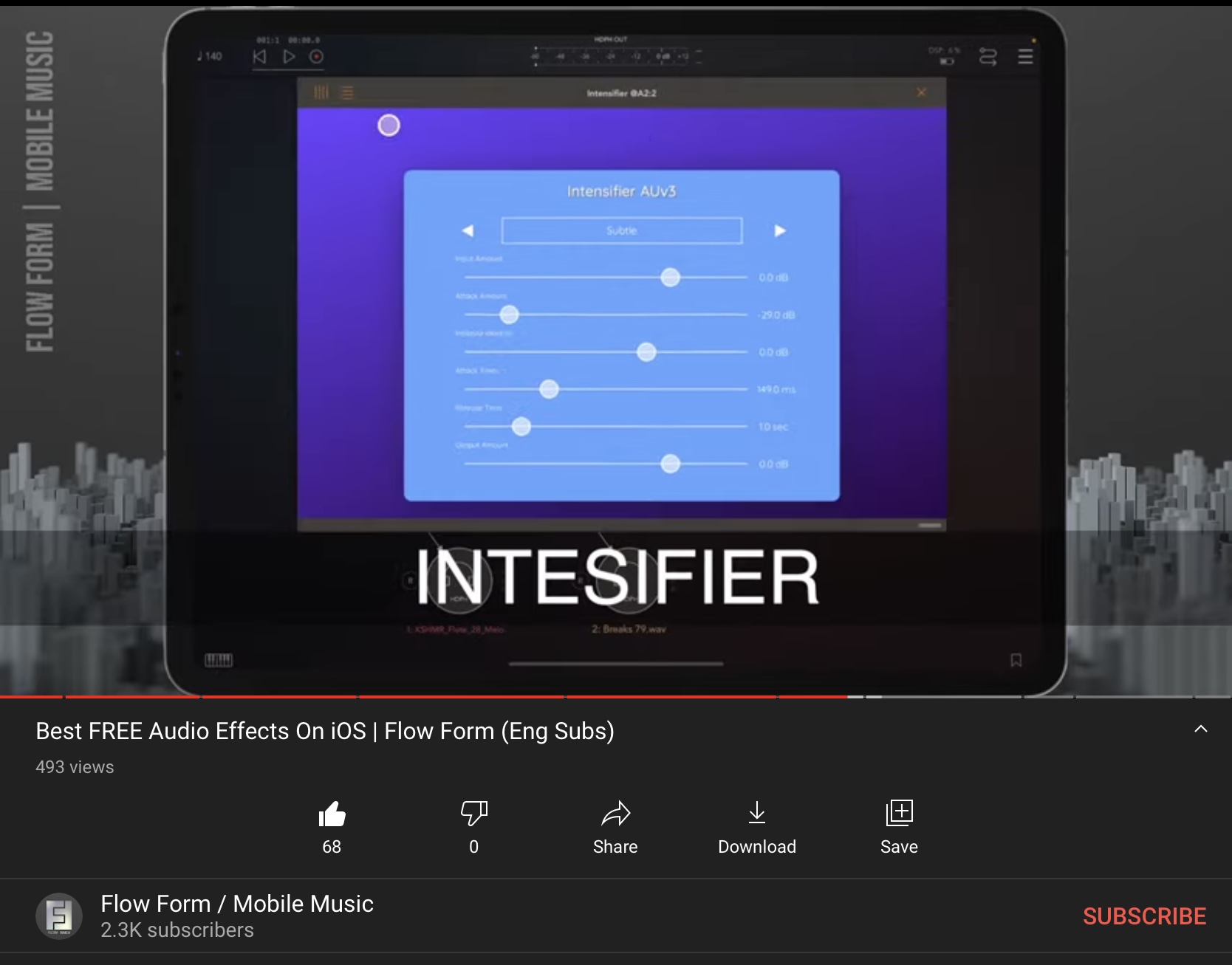 A picture of intensifier (audio plugin)